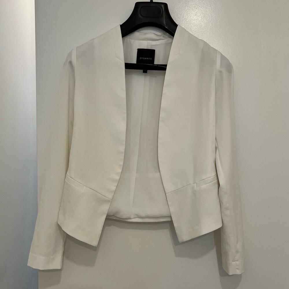 White blazer